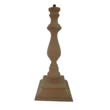 PIE DE LAMPARA DE HAYA, 30 CM DE ALTO