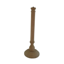 PIE DE LAMPARA ROMA RAYADA DE HAYA, 39,50 CM DE ALTO