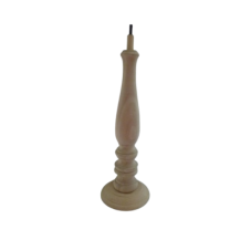 PIE DE LAMPARA DE HAYA, 52 CM DE ALTO