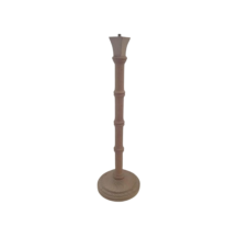 PIE LAMPARA TIPO CAÑA DE HAYA, 48 CM DE ALTO