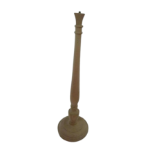 PIE DE LAMPARA EN HAYA, 60 CM ALTO