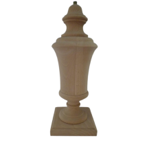 PIE DE LAMPARA DE HAYA, 33,5 CM DE ALTO