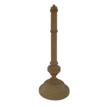PIE DE LAMPARA NUMERO UNO DE HAYA, 34 CM DE ALTO