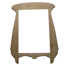 MARCO ANTIGUO DE 50X70 CM INTERIOR y 98X74 EXTERIOR EN PINO