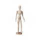 MANIQUI HOMBRE BARNIZADO, 30 CM