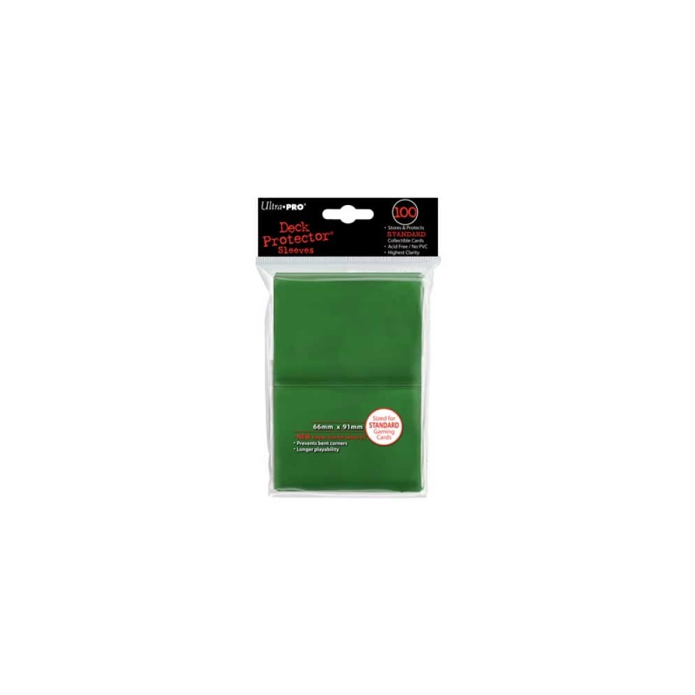 SLEEVE GREEN NEW 100 CT  (FUNDAS DE CARTAS)