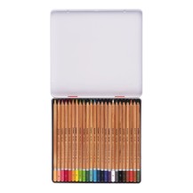 LAPICES DE COLORES, CAJA METALICA BZL EXPRESSION, 24 UNID