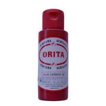 ROJO CARMESI 09, PINTURA ACRILICA, 60 ML