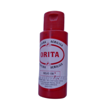 ROJO 08, PINTURA ACRILICA, 60 ML