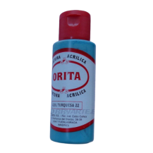 AZUL TURQUESA 22, PINTURA ACRILCA, 60 ML