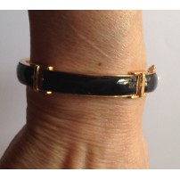 PULSERA SEMIRIGIDA ARTICULADA, 4 ESMALTES  (19 CM)