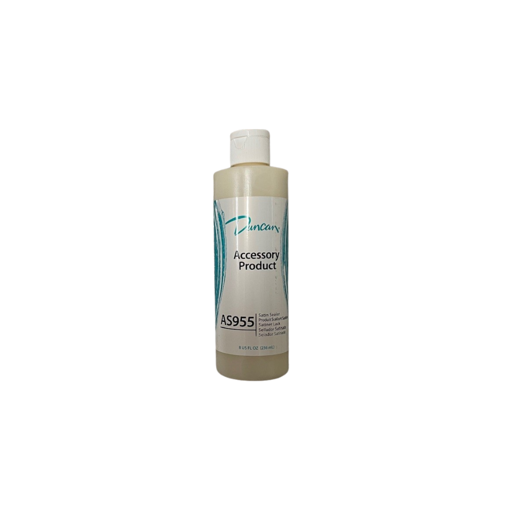 AS955, BARNIZ SATINADO TRANSPARENTE, 8 OZ