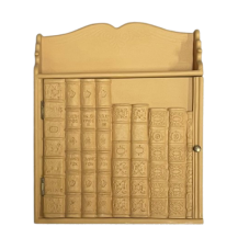 PORTALLAVES CON TAPA DE LIBROS  (RESINA)