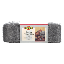 LANA DE ACERO NUMERO CUATRO, 100 GR