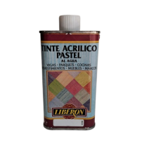 TINTE ACRILICO PASTEL, 250 ML ROJO CANELA