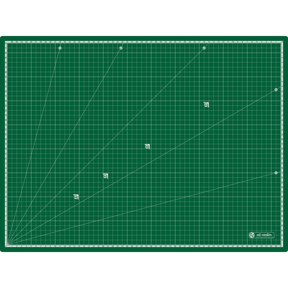 TAPETE DE CORTE VERDE DE 45X60 CM