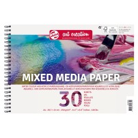 A4, TAC  MEDIA PAPEL TECNICAS MIXTAS 250 GR, 30 HOJAS