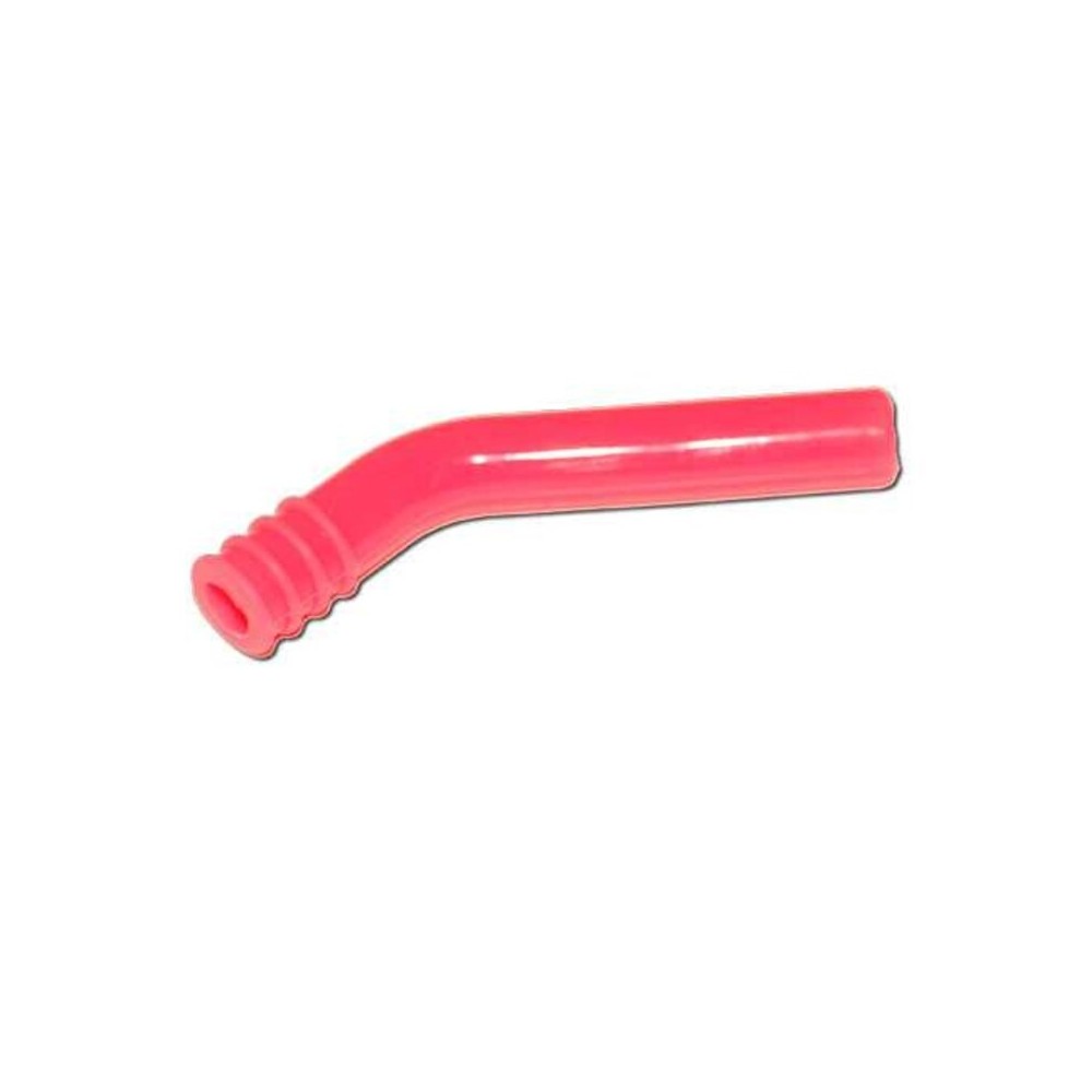 CODO DE  SILICONA ROSA FLUORESCENTE, 8 MM