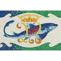 DELFIN (GAUDI), KIT MOSAICO 32X21 CM