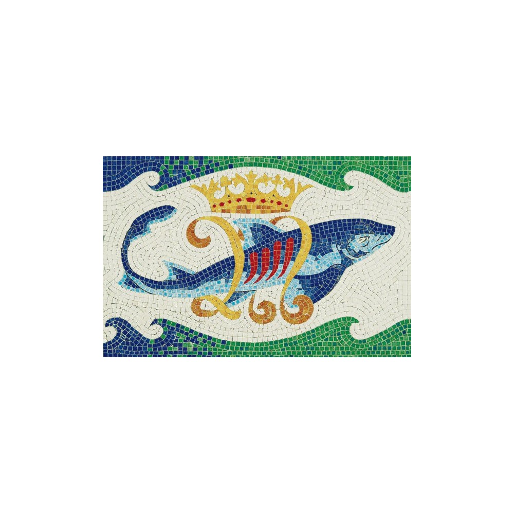 DELFIN (GAUDI), KIT MOSAICO 32X21 CM