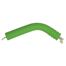 CODO DE  SILICONA VERDE FLUORESCENTE, 8 MM