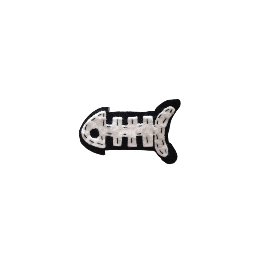 BROCHE RASPA DE PESCADO  (8X5 CM)