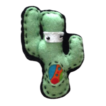 BROCHE DE CACTUS  (6,2X9 CM)