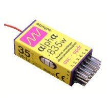 RECEPTOR ALPHA 835s 8 CANALES EN 35 MHZ