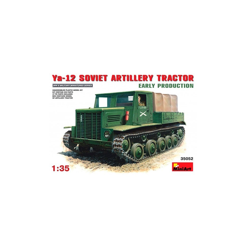 YA-12, TRACTOR SOVIETICO ARTILLERIA, 1/35