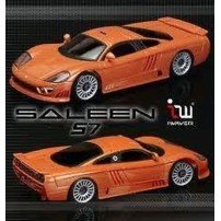 02M FORD SALEEN S7 RTR, COLOR NARANJA, 1/28