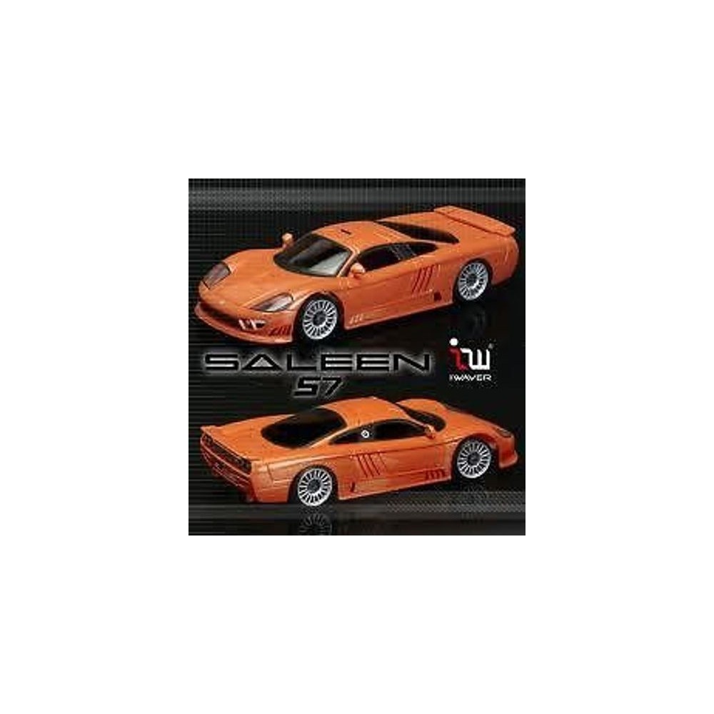 02M FORD SALEEN S7 RTR, COLOR NARANJA, 1/28