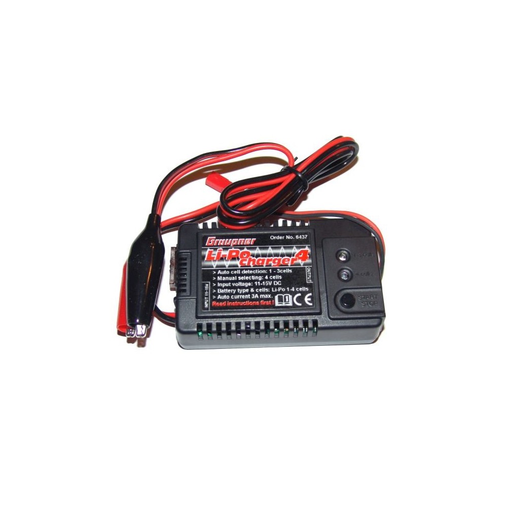 CARGADOR LiPO 4 AMP 12 VOL 1-3 ELEMENTOS