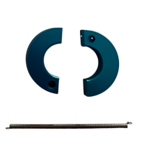 ZAPATAS DE EMBRAGUE DE ALUMINIO CON MUELLE, 1/10