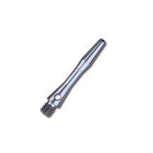 CAÑA DE ALUMINIO CORTA COLOR GRIS METAL, 3 UNID  (41 MM)