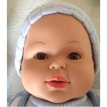 MUÑECO AZUL CON OSO  (52 CM)