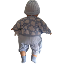 MUÑECO AZUL CON OSO  (52 CM)