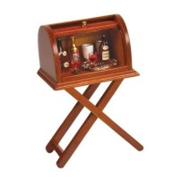 MINI BAR DE MADERA  (TAPA ABATIBLE)