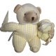 OSO SONAJERO CON PATO (12 CM)