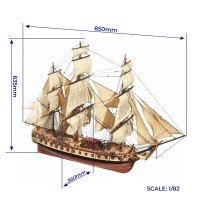 DIANA, FRAGATA ESPAÑOLA DE 1792,  1/85