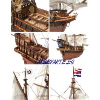 GOLDEN HIND, GALEON DE SIR FRANCIS DRAKE, 1/55