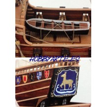 GOLDEN HIND, GALEON DE SIR FRANCIS DRAKE, 1/55
