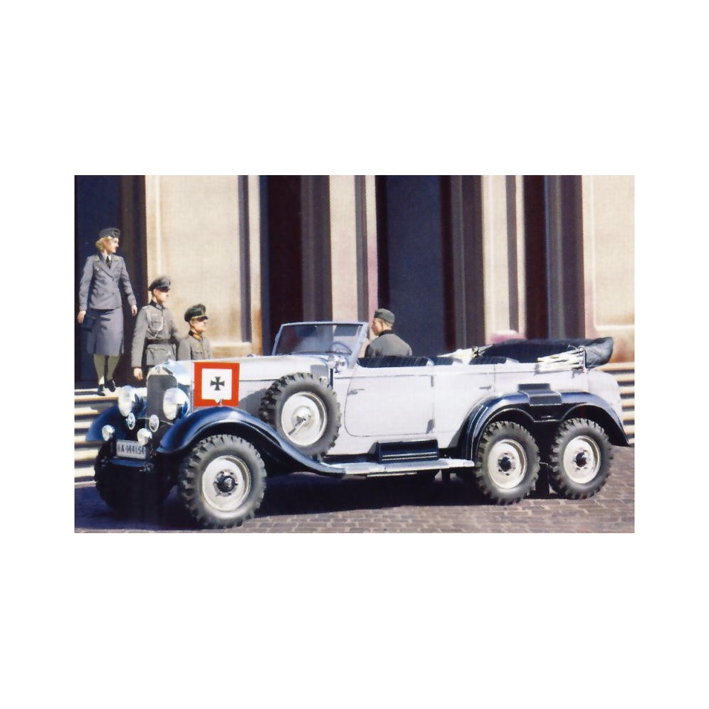 G4 1939, GERMAN CAR WITH PASSENGER  1/35