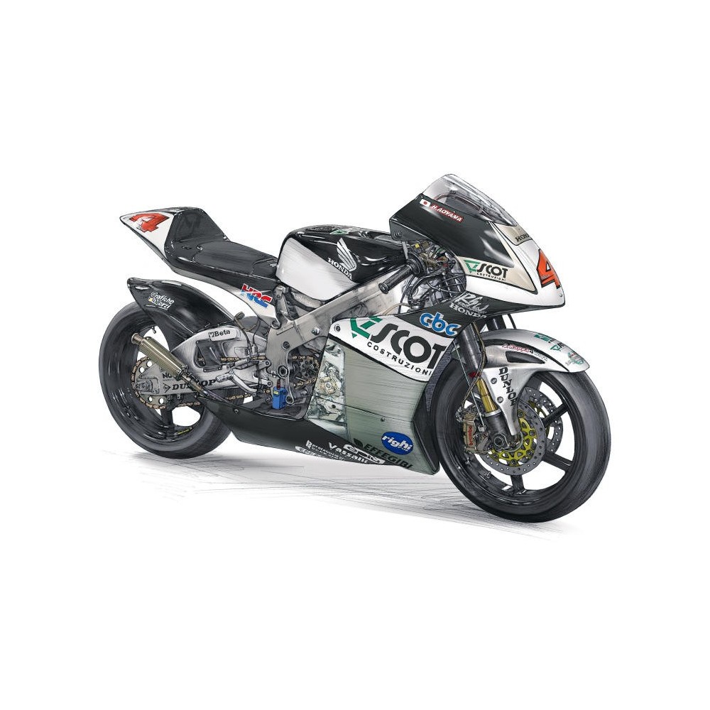 HONDA RS250RW "09 WGP250" 1/12