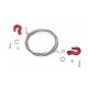 GANCHOS METALICOS CON CABLE TRENZADO  (CRAWLER)