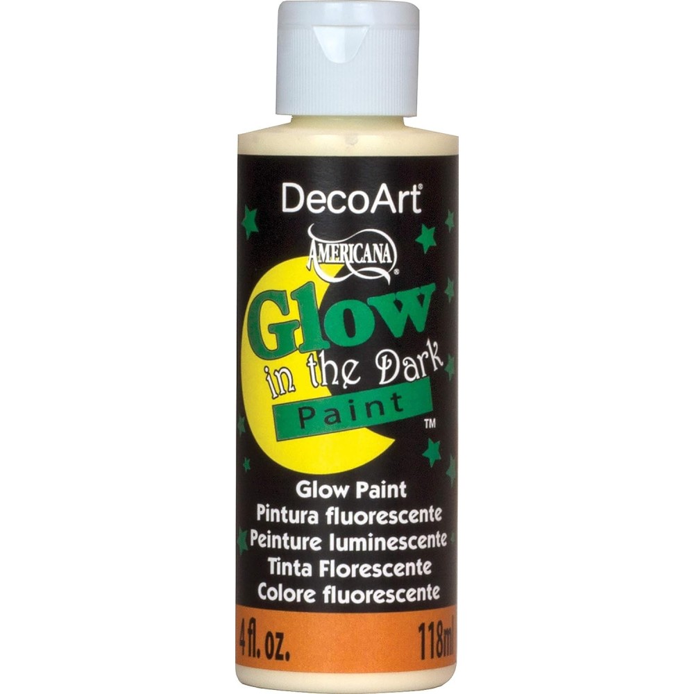 PINTURA FLUORESCENTE, 59 ML  (PINTURA QUE BRILLA EN LA OSCURIDAD)