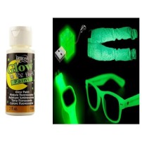 PINTURA FLUORESCENTE, 59 ML  (PINTURA QUE BRILLA EN LA OSCURIDAD)