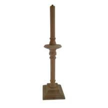 PIE DE LAMPARA CLASICA DE HAYA, 50 CM DE ALTO