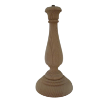 PIE DE LAMPARA DE HAYA, 25 CM DE ALTO