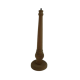 PIE DE LAMPARA LISA DE HAYA, 42 CM DE ALTO