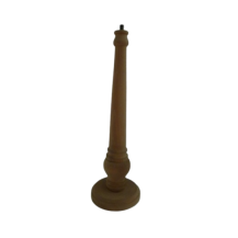 PIE DE LAMPARA LISA DE HAYA, 42 CM DE ALTO